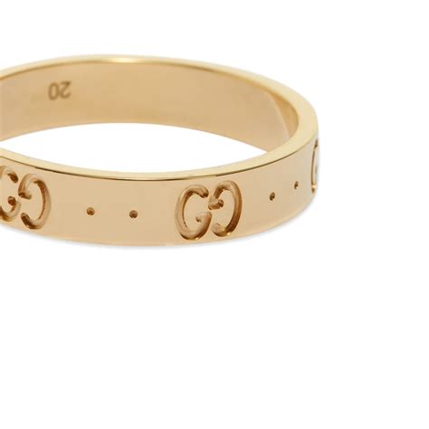 Icon thin band in Yellow Yellow Gold 